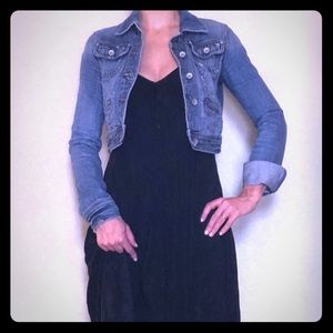 Mossimo cropped jean jacket